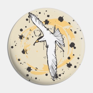 Fairy tern flying sketch Pin