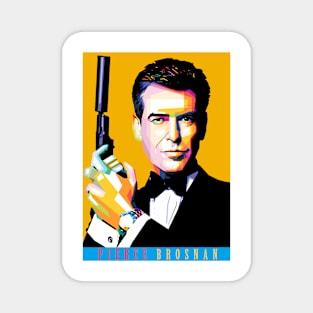 Pierce Brosnan Magnet