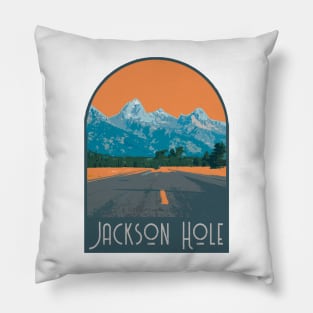 Jackson Hole Decal Pillow