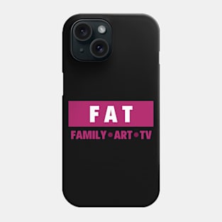 Funny family art tv Phone Case