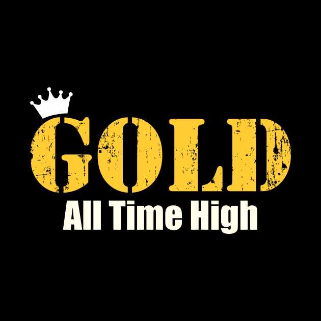 Gold at All Time High by BERMA Art