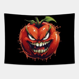 Angry Killer Tomato Tapestry