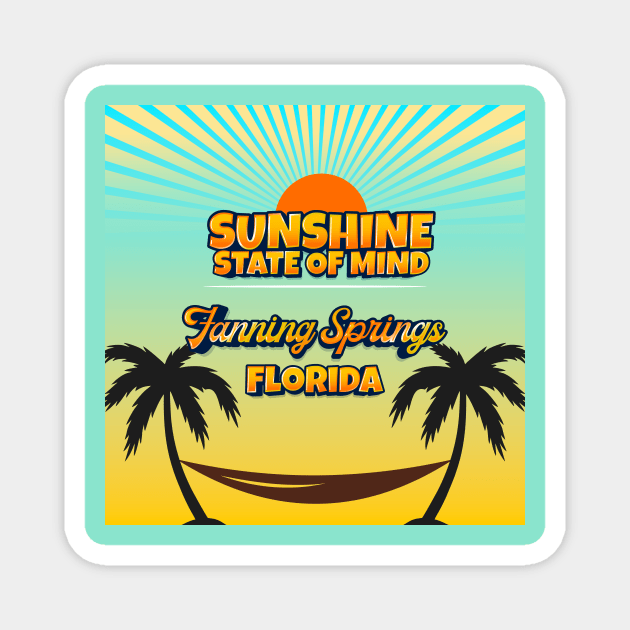 Fanning Springs Florida - Sunshine State of Mind Magnet by Gestalt Imagery