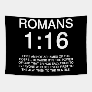 Romans 1:16 NIV Bible Verse Text Tapestry