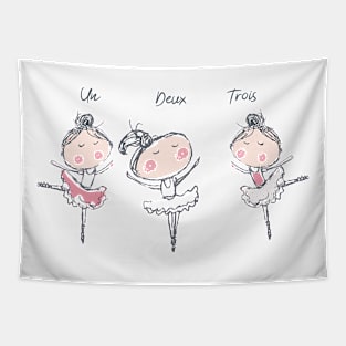 Little ballerinas Tapestry