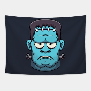 Frankenstein Monster Face Tapestry