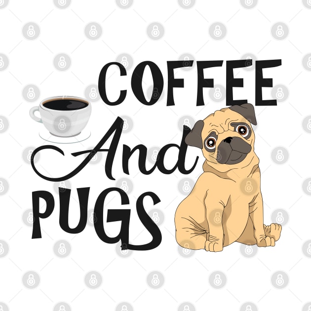 Coffee and pugs by KC Happy Shop