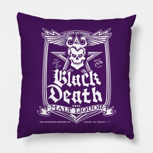 Black Death Malt Liquor Pillow