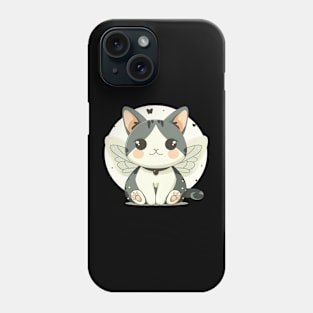 Kawaii Cat-Butterfly Phone Case