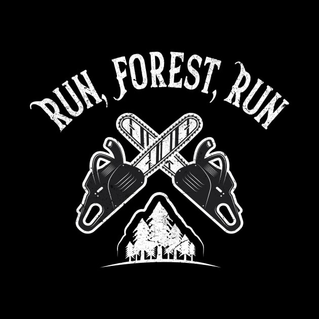 Run, Forest, Run by Foxxy Merch