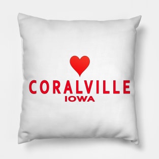 Coralville Iowa Pillow