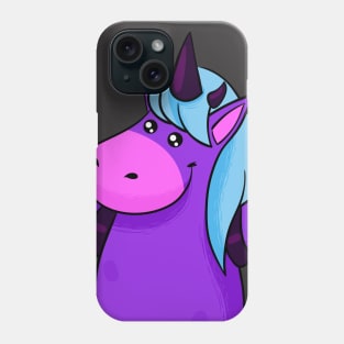 Unicorn in Bat Costume Phone Case