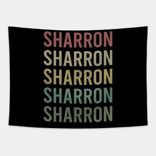 Colorful Text Art - Sharron Name Tapestry