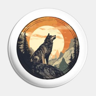 Lone Wolf Summit Pin