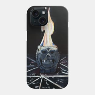 Skull Fire Painting Phone Case