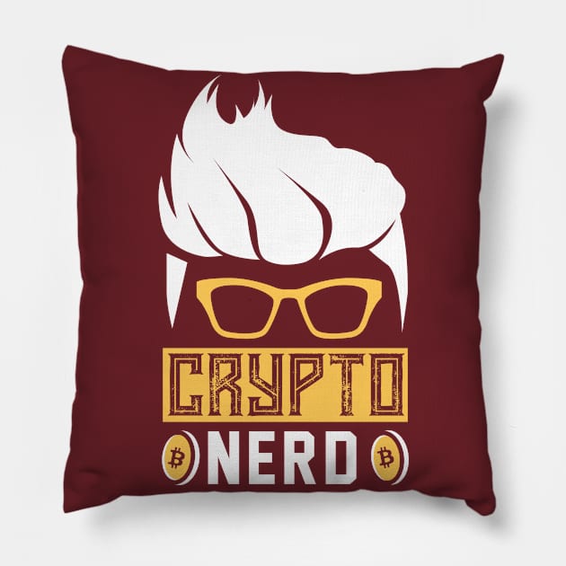 crypto nero Pillow by Top Art