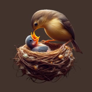 Birds in Nest, Happy Mother's Day 20 T-Shirt