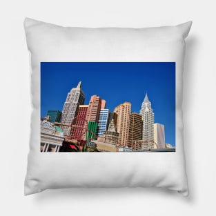 New York New York Las Vegas America Pillow