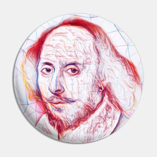 William Shakespeare Portrait | William Shakespeare Artwork | Line Art Pin