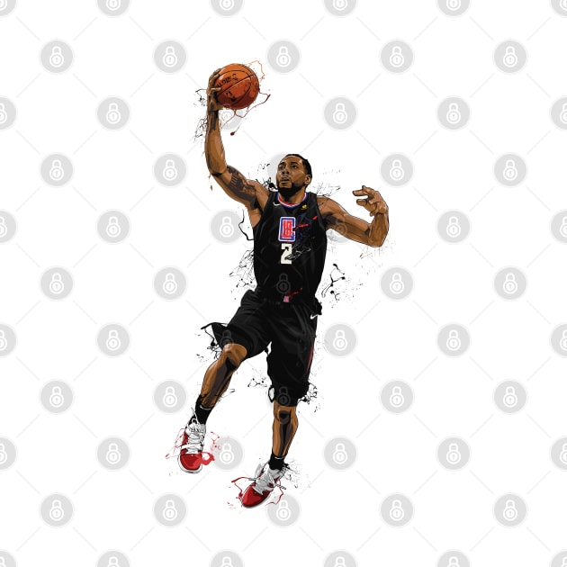 kawhi leonard by bikonatics