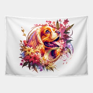 French Spaniel Shines on Mothers Day - Cherished Dog Mom Gift Tapestry