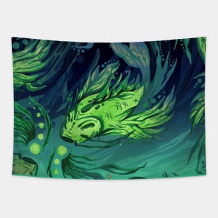 Rainforest Sea Koi Tapestry