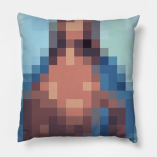 8bit Pixel Art Jesus Christ Pillow