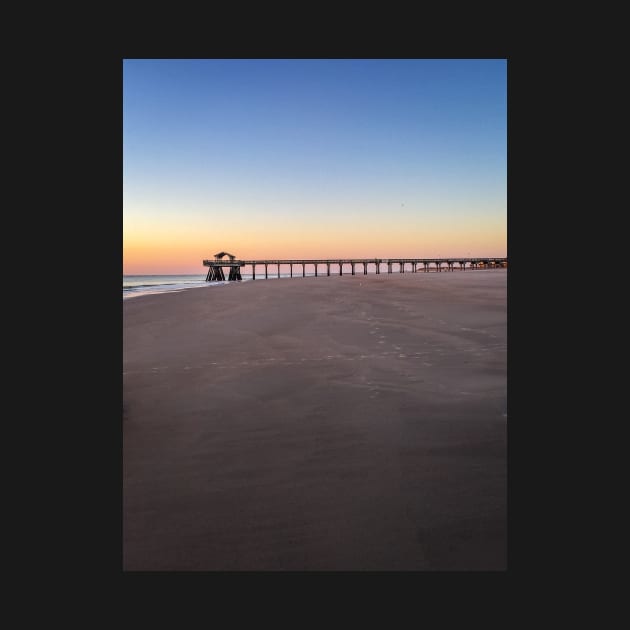 Tybee Island Pier in the Morning by Ckauzmann