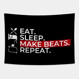 Eat Sleep Make Beats Repeat Tapestry