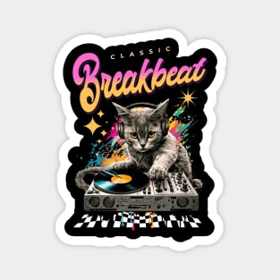 BREAKBEAT  - Cat Dj checker floor Magnet