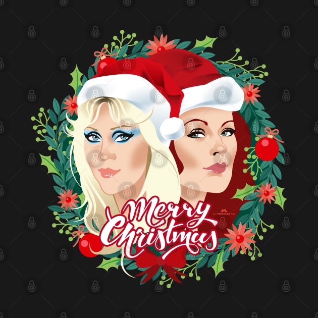 Christmas Queens by AlejandroMogolloArt