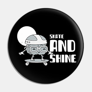 Skate and shine Skating Pin