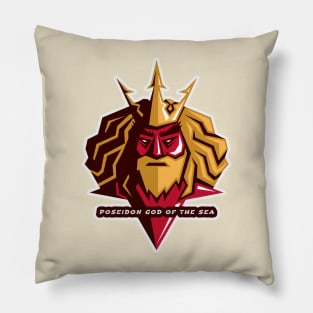 POSEIDON GOD OF THE SEA Pillow