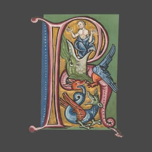 Illuminated Initial R T-Shirt