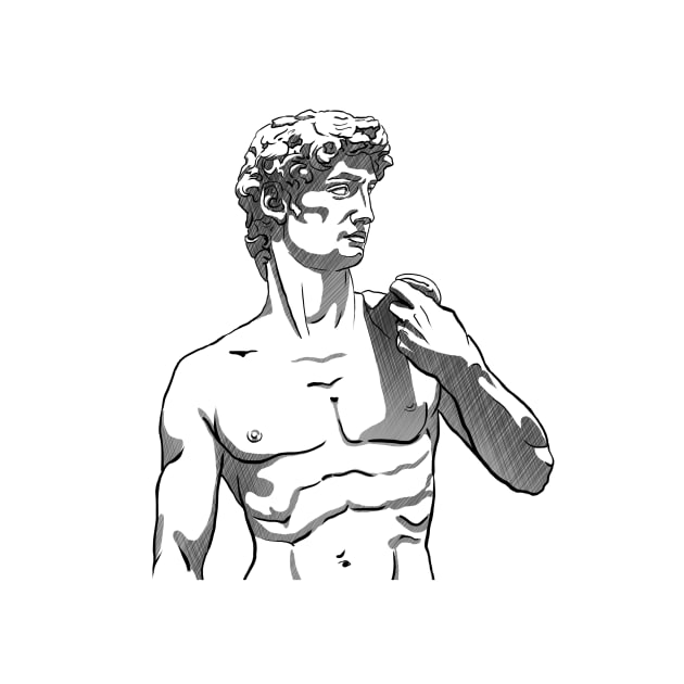 David of Michelangelo by ArtFork