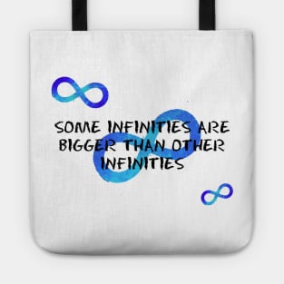 Some Infinities are Bigger than Other Infinities Tote