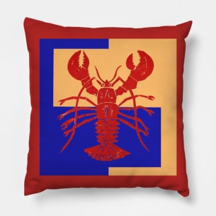 Lobster Designer Block Pillow