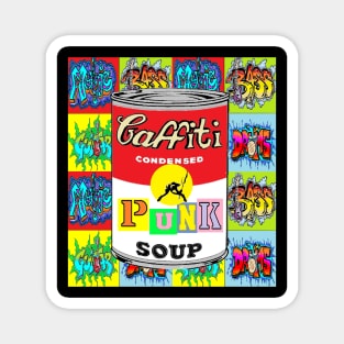 Punk 1960s Graphic Soup Magnet