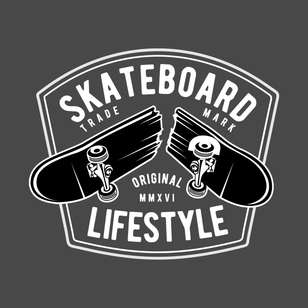 Skateboard Lifestyle by lionkingdesign