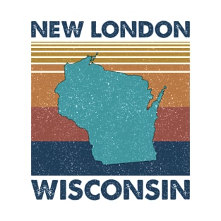 New London Wisconsin Retro Vintage Clothing Men Women Custom T-Shirts Unique Graphic T-Shirt