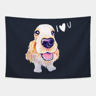 Dog Love You Tapestry