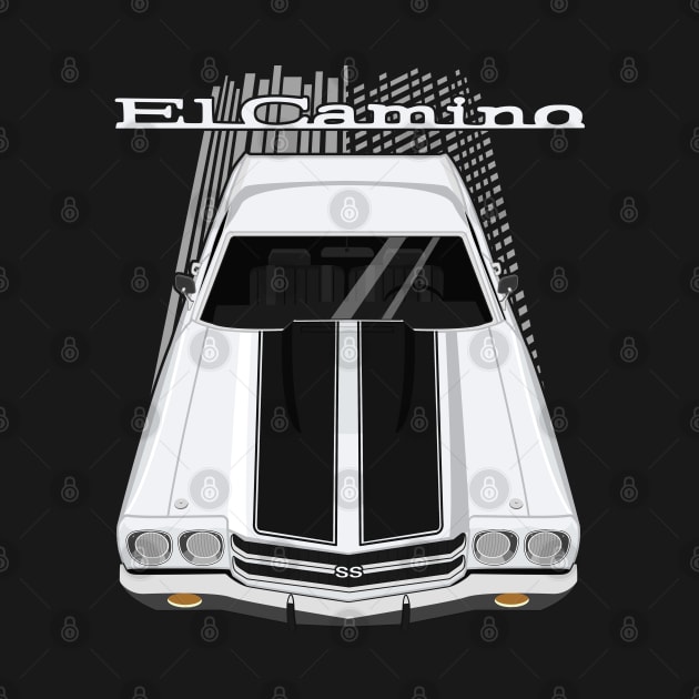 Chevrolet El Camino SS 1970 - white by V8social