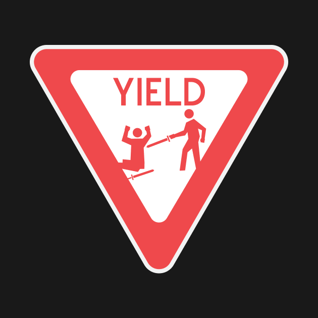 Ye Olde Yield Sign RPG Fan by NerdGamePlus