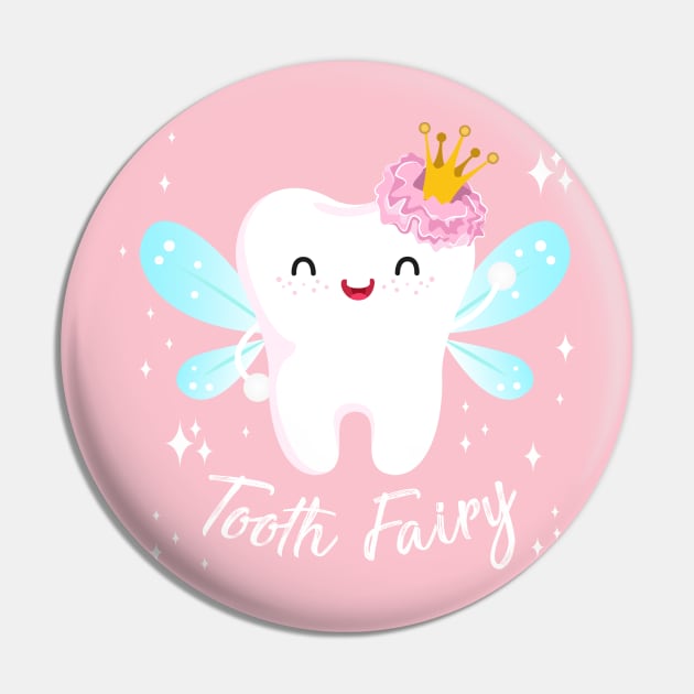 Girl Tooth Fairy Pin by Riczdodo