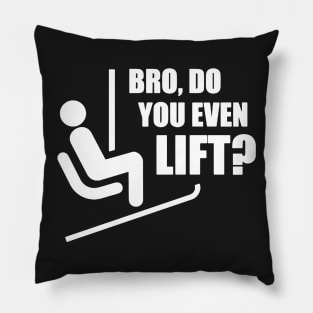 Bro Do You Even Lift Pillow