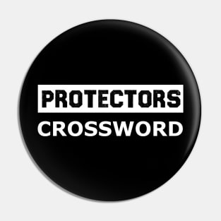 Protectors Crossword Pin