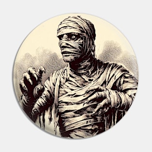 Creepy Mummy Pin