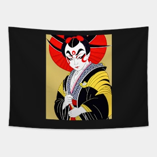 Ukiyo-e Japanese Art - Kabuki Actor Tapestry