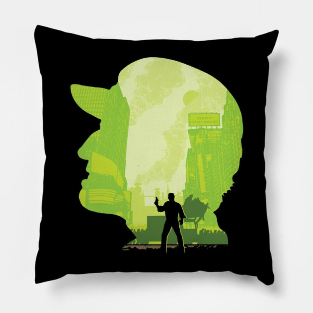 2022  - Soylent Green Pillow by PatrickPollardArtworks