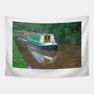 Narrowboat, Monmouthshire & Brecon Canal, October 2021 Tapestry